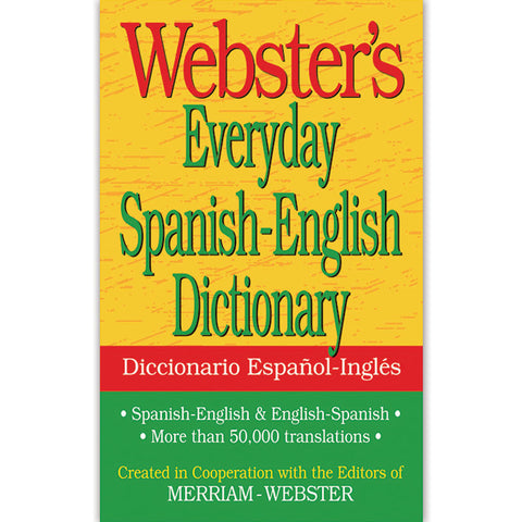 Webster'S Everyday Spanish-English Dictionary