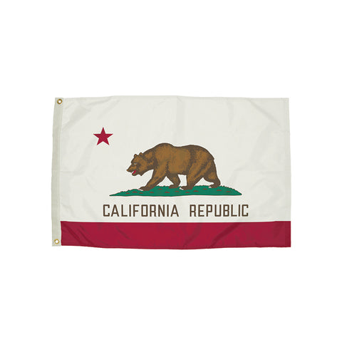 Flagzone Durawavez Nylon Outdoor Flag With Heading & Grommets, California, 3' X 5'