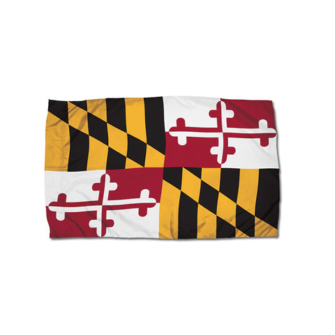 Flagzone Durawavez Nylon Outdoor Flag With Heading & Grommets, Maryland, 3' X 5'