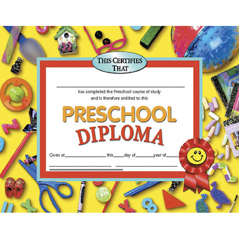 Preschool Diploma, 30/Pkg