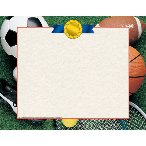 Athletic Border Paper, Pack Of 50, 8.5 X 11