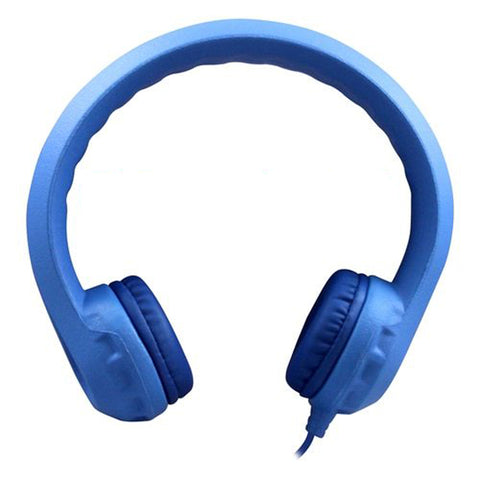 Flex-Phones Indestructible Foam Headphones, Blue
