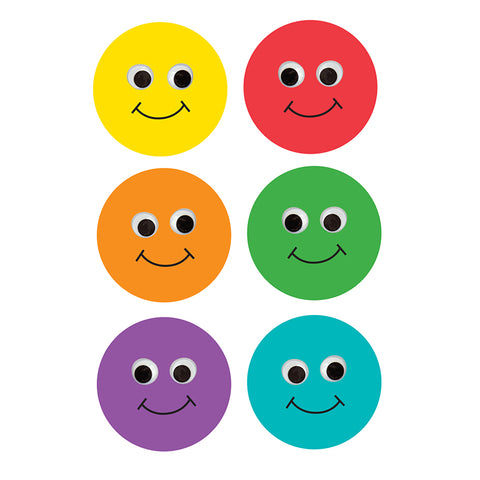 6 Smiley Face Classroom Accents, 30/Pkg
