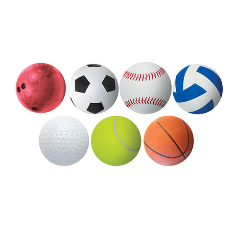 6 Sports Ball Accents, Pack Of 30
