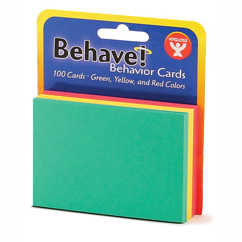 Behavior Cards, 3 X 5, Pack Of 100, Assorted