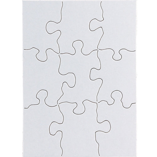 Compoz-A-Puzzle, 4 X 5 1/2 Rectangle, 9 Pieces