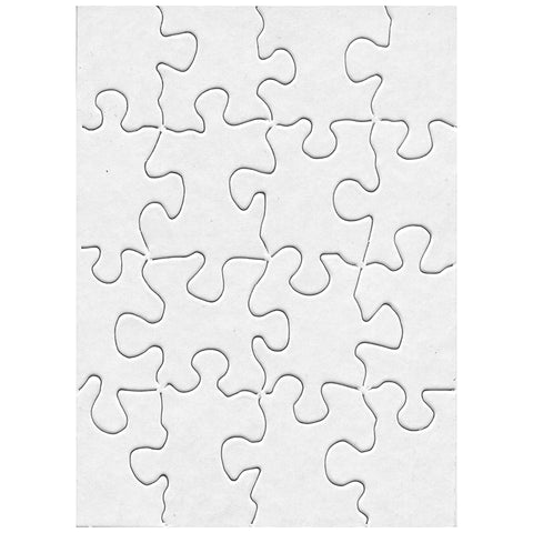 Compoz-A-Puzzle, 4 X 5 1/2 Rectangle, 16 Pieces