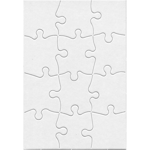 Compoz-A-Puzzle, 5 1/2 X 8 Rectangle, 12 Pieces