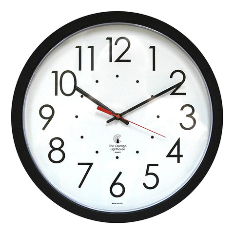 14.5 Blk Selfset Clock, 12.5 Std. Dial, Auto Chng For Seasons