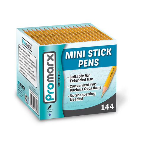 Promarx 144-Ct. Petites Mini Stick Pens, Box Of 144