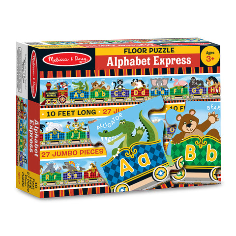 Alphabet Express Floor Puzzle, 10' X 6-1/2, 27 Pieces