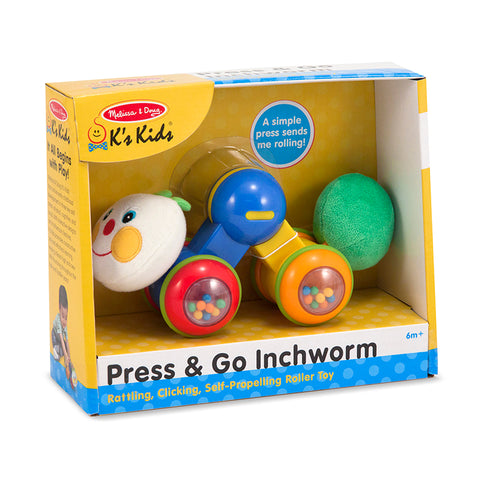 Press & Go Inchworm Baby And Toddler Toy