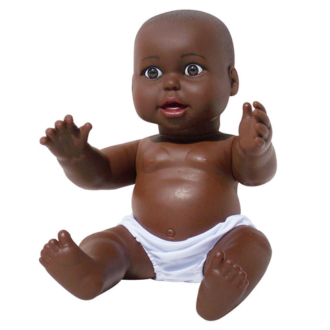 African-American 17.5 Vinyl Baby Doll, Gender Neutral