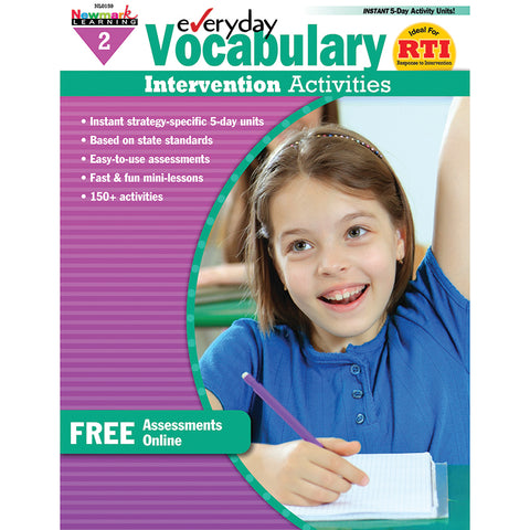 Everyday Intervention Activities For Vocabulary, Grade 2