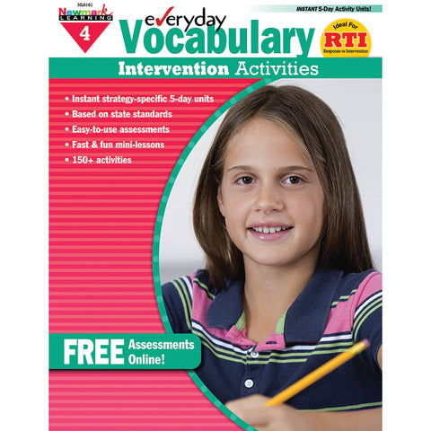 Everyday Intervention Activities For Vocabulary, Grade 4