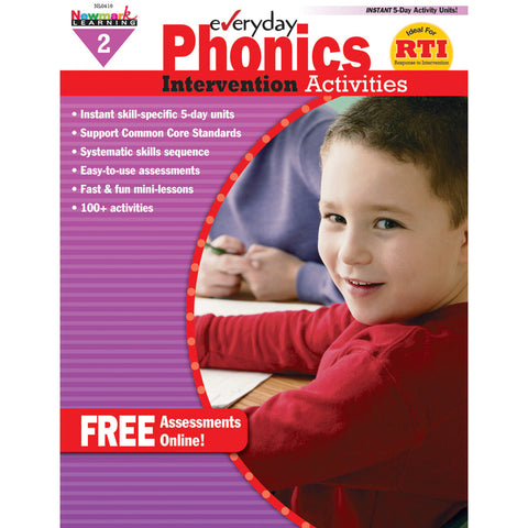 Everyday Intervention Activities For Phonics, Grade 2