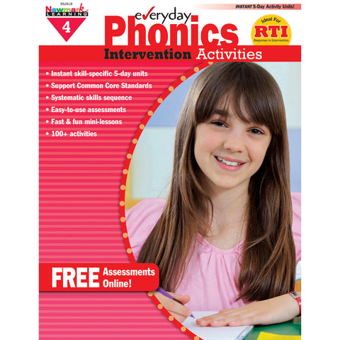 Everyday Intervention Activities For Phonics, Grade 4