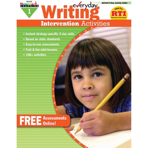 Everyday Writing Intervention Activities, Grade 1