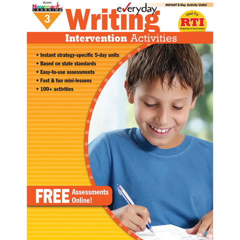Everyday Writing Intervention Activities, Grade 3