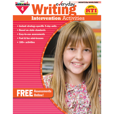Everyday Writing Intervention Activities, Grade 4
