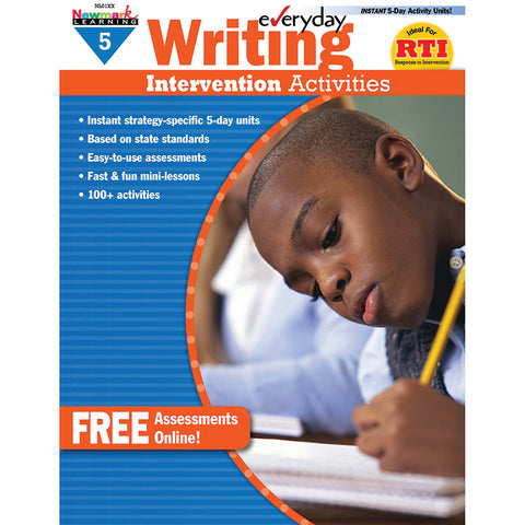 Everyday Writing Intervention Activities, Grade 5