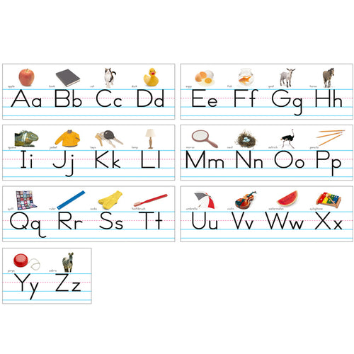 Alphabet Lines - Photo Traditional Manuscript Bulletin Board Set
