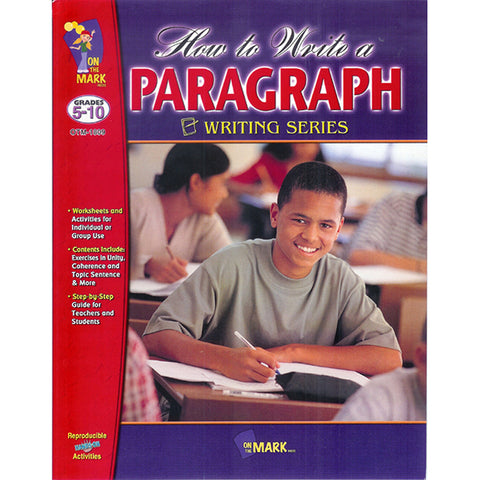 Writing Book Series, How To Write A Paragraph