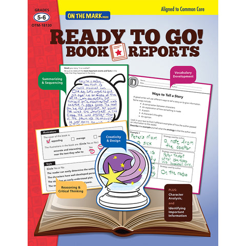 Ready To Go! Book Reports, Grades 5-6