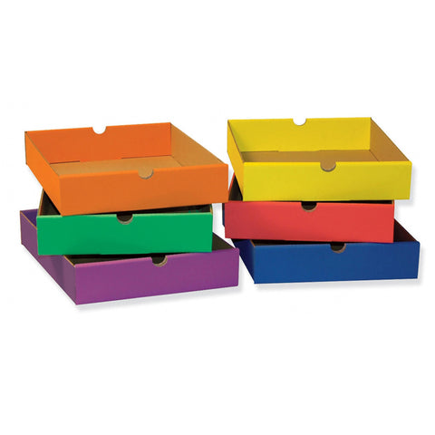 Classroom Keepers Drawers For 6-Shelf Organizer, Assorted Colors, 2.5H X 10.25W X 13.25D, 6 Drawers