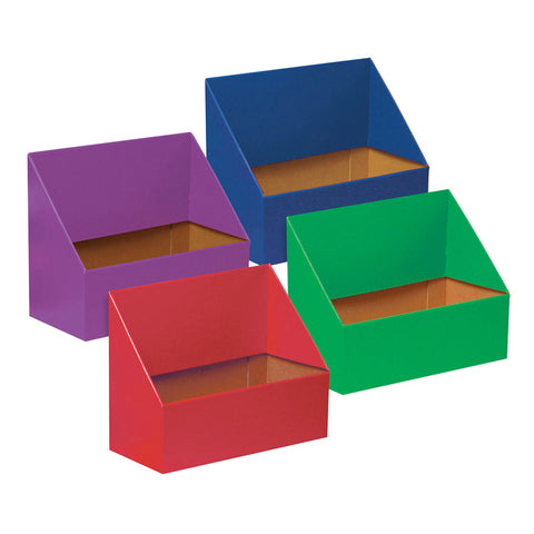 Classroom Keepers Folder Holder Assortment, Assorted Colors, 9.75H X 12W X 5.75D, Pack Of 4