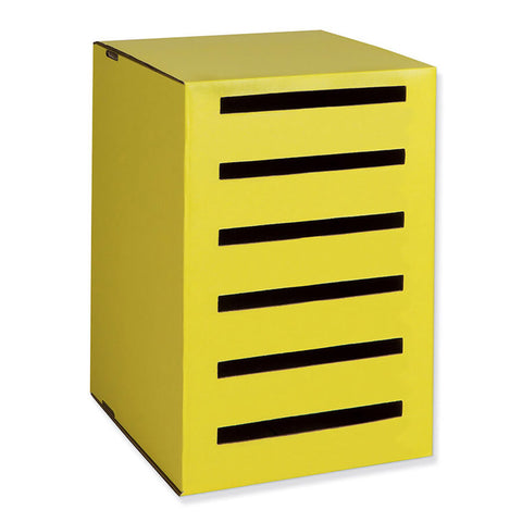 Classroom Keepers Homework Collector, Yellow, 17.9375H X 12.1875W X 13.6875D