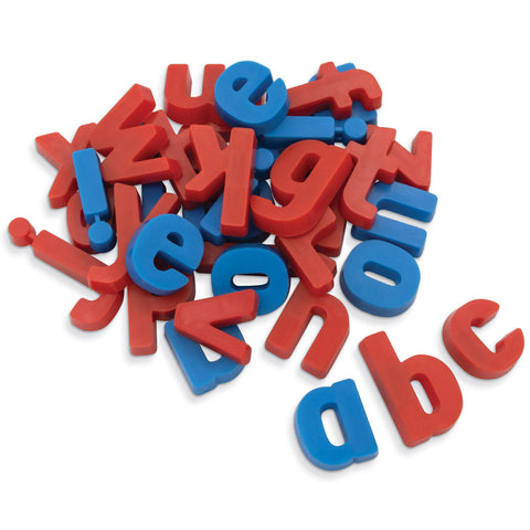 Magnetic Plastic Letters, Lowercase, Blue Vowels & Red Consonants, 1-1/2, 36 Letters