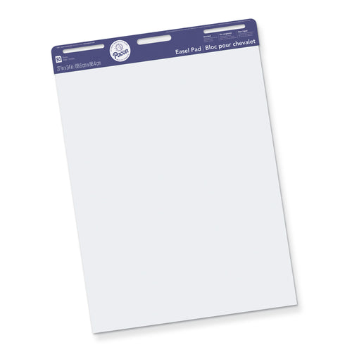 Easel Pad, Non-Adhesive, White, Unruled 27 X 34, 50 Sheets