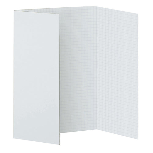 Fade-Away Foam Presentation Board, White, 1/2 Faint Grid 28 X 22, 1 Board