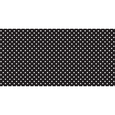 Bulletin Board Art Paper, Classic Dots-Black &amp; White, 48 X 50', 1 Roll