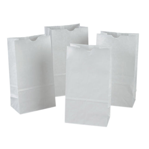 Rainbow Kraft Bag, White, 6 X 3-5/8 X 11, 50 Bags