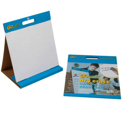 Dry Erase Table Top Easel Pad, Non-Adhesive, White, 16 X 15, 10 Sheets