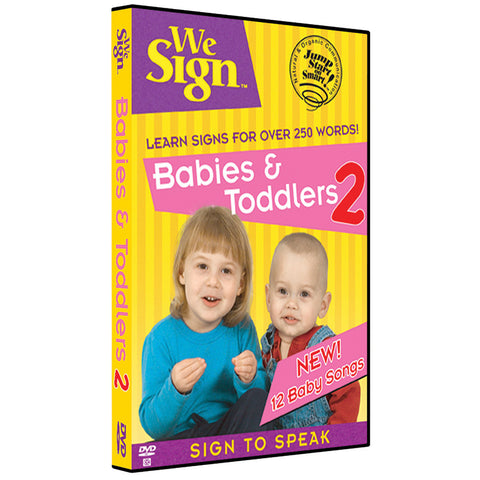 We Sign Babies & Toddlers 2, 2 Dvds