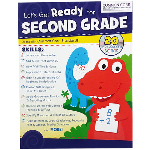 Lets Get Ready For 2Nd Grade 256 Page Bind-Up