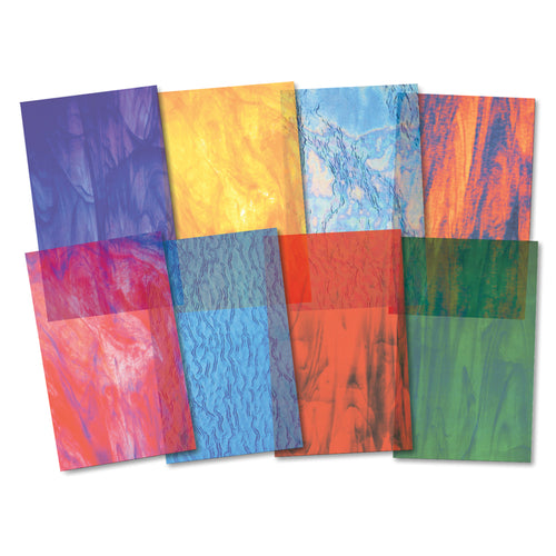 Roylco Stained Glass Paper, 8-1/2 X 11, 24 Shts