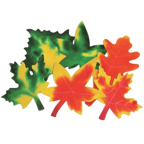 Roylco Color Diffusing Paper Leaves, 80/Pkg