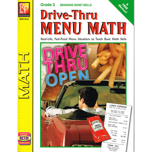 Drive-Thru Menu Math: Beginning Money Skills