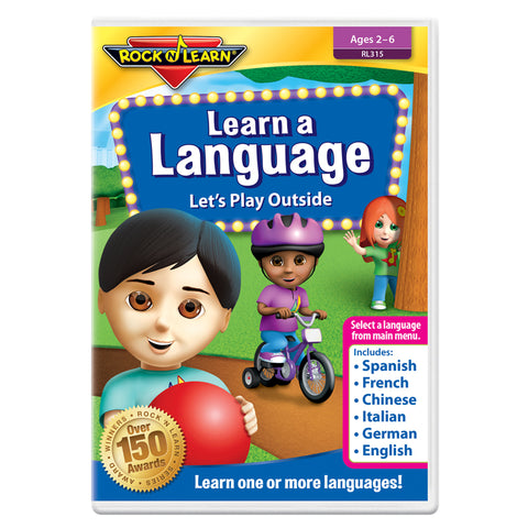 Rock 'N Learn Learn A Language Dvd, Let'S Play Outside
