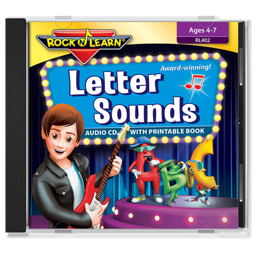 Letter Sounds, Audio Cd & Downloadable Book