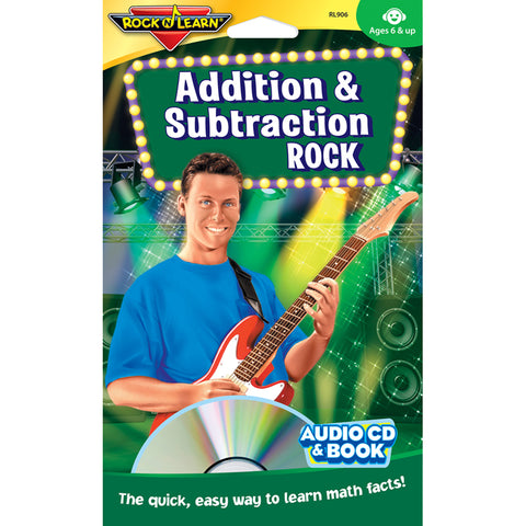 Addition &amp; Subtraction Rock Audio Cd &amp; Book
