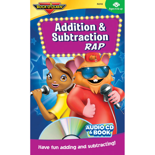 Addition &amp; Subtraction Rap Audio Cd &amp; Book