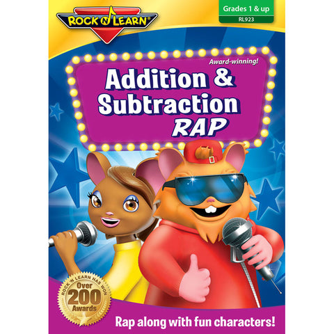 Addition &amp; Subtraction Rap Dvd