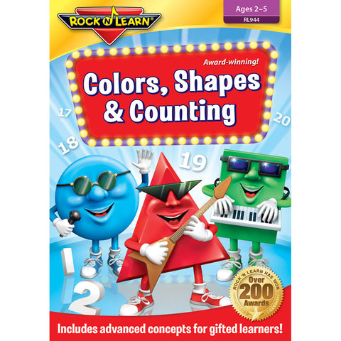 Colors, Shapes &amp; Counting Dvd