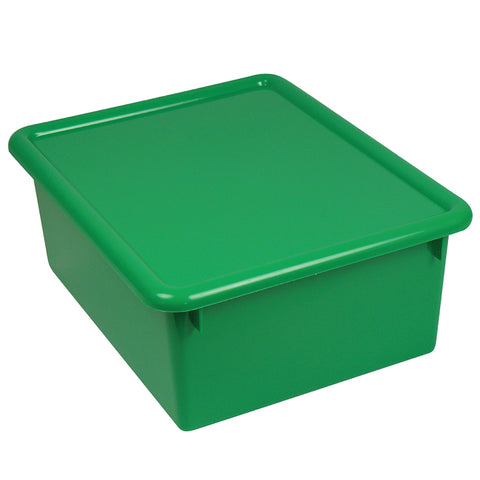 5 Stowaway Letter Box With Lid, Green