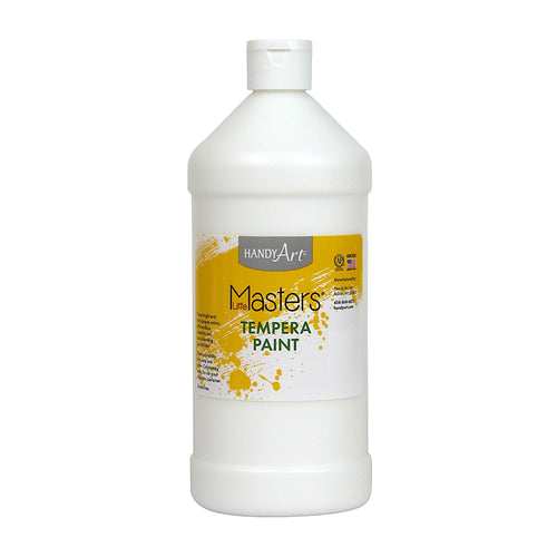 Little Masters„¢ Tempera Paint, White, 32 Oz.